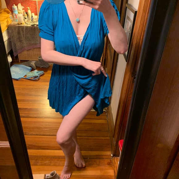 Teal Free People dress - Picture 2 of 5